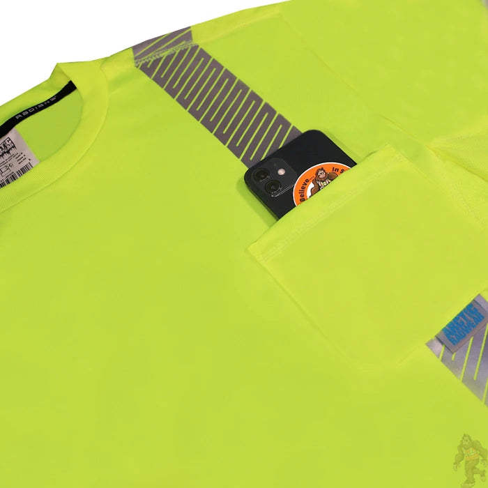 Arctic Radwear Class 3 HiVis Segmented Long Sleeve Cooling Safety T-Shirt